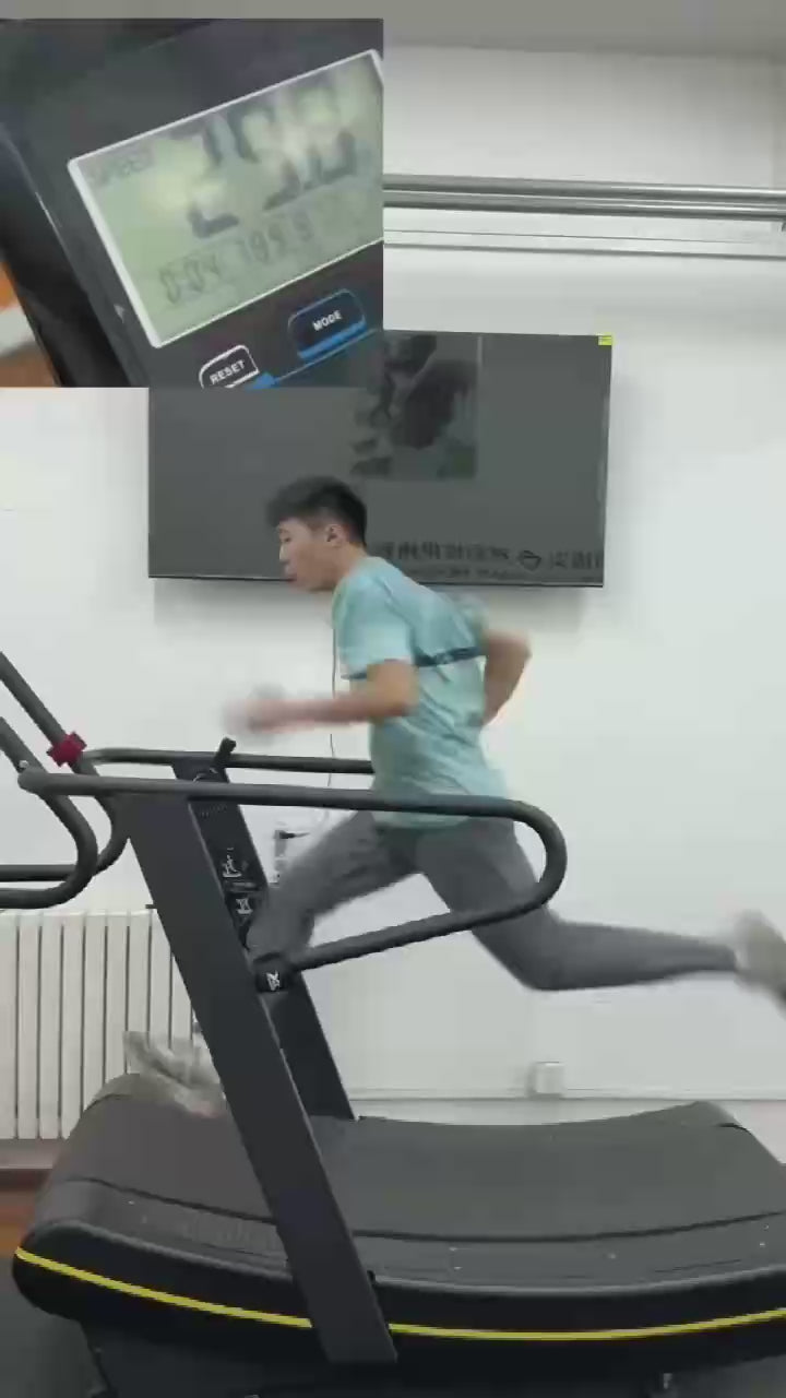 SK Fitness Commercial Curved Unpowered Treadmill - Professional Air Runner for HIIT training